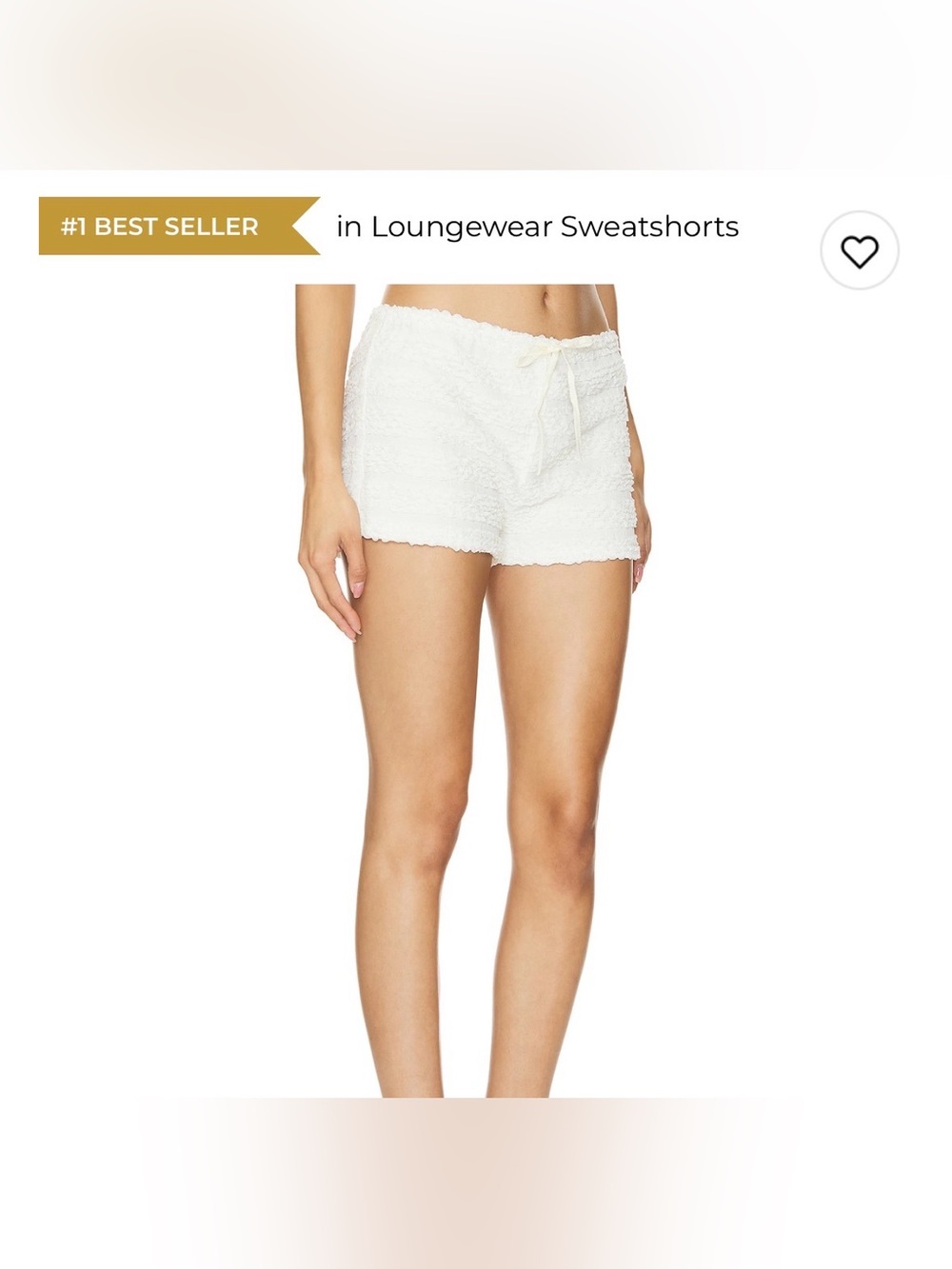 Lioness cream bloomer shorts